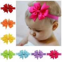 Children's Hairband Webbing Fishtail Bowknot Hairband Baby Headband main image 1