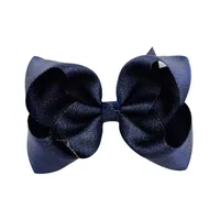 Fashion Polyester Children's Bowknot Hairpin Headdress Solid Color Flower Multicolor Headband sku image 1