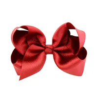 Fashion Polyester Children's Bowknot Hairpin Headdress Solid Color Flower Multicolor Headband sku image 3