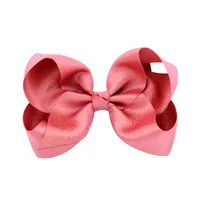 Fashion Polyester Children's Bowknot Hairpin Headdress Solid Color Flower Multicolor Headband sku image 5