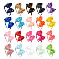 European And American Children's Headband Hair Accessories Flower Bow Headband sku image 1