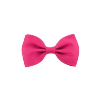 European And American Solid Color Children's Bow Cute Hairpin sku image 1