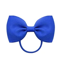 European And American Hair Accessories Children's Solid Color Bow Cute Hair Tie sku image 5