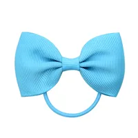 European And American Hair Accessories Children's Solid Color Bow Cute Hair Tie sku image 14