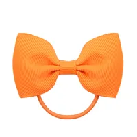 European And American Hair Accessories Children's Solid Color Bow Cute Hair Tie sku image 16