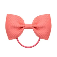 European And American Hair Accessories Children's Solid Color Bow Cute Hair Tie sku image 6
