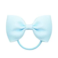 European And American Hair Accessories Children's Solid Color Bow Cute Hair Tie sku image 7
