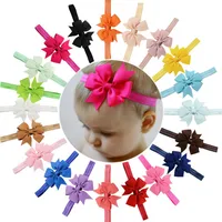 Children's Hairband Webbing Fishtail Bowknot Hairband Baby Headband sku image 1