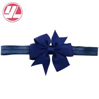 Children's Hairband Webbing Fishtail Bowknot Hairband Baby Headband sku image 1