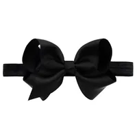 European And American Children's Handmade Solid Color Alice Flower Bow Baby Headband sku image 16