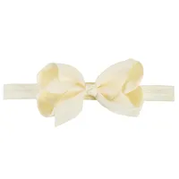 European And American Children's Handmade Solid Color Alice Flower Bow Baby Headband sku image 29