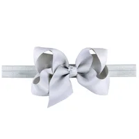 European And American Children's Handmade Solid Color Alice Flower Bow Baby Headband sku image 7