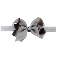 European And American Children's Handmade Solid Color Alice Flower Bow Baby Headband sku image 30