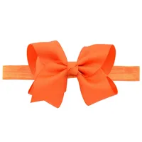 European And American Children's Handmade Solid Color Alice Flower Bow Baby Headband sku image 34