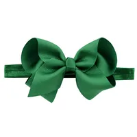 European And American Children's Handmade Solid Color Alice Flower Bow Baby Headband sku image 39