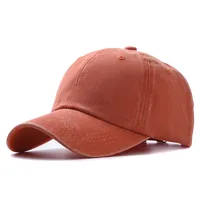 Fashion Washed Cotton Hats Solid Color  Baseball Caps Outdoor Caps Sun Hats sku image 4