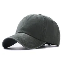 Fashion Washed Cotton Hats Solid Color  Baseball Caps Outdoor Caps Sun Hats sku image 16