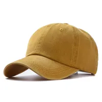 Fashion Washed Cotton Hats Solid Color  Baseball Caps Outdoor Caps Sun Hats sku image 15