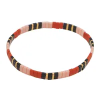 Rainbow Style Fashion Beach Bohemian Bracelet Imported Tila Beaded Jewelry Wholesale sku image 12