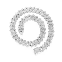 Hip-hop Geometric Alloy Inlay Rhinestones Unisex Necklace main image 2