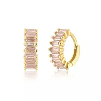 Geometric Fashion Copper Zircon Plating Earrings sku image 5