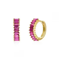 Geometric Fashion Copper Zircon Plating Earrings sku image 4