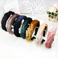 Retro Twist Cloth Handmade Hair Band 1 Piece main image 3