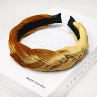 Retro Twist Cloth Handmade Hair Band 1 Piece sku image 1