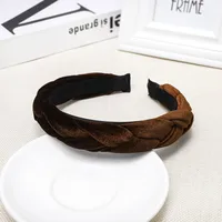 Retro Twist Cloth Handmade Hair Band 1 Piece sku image 9