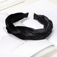 Retro Twist Cloth Handmade Hair Band 1 Piece sku image 7