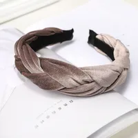 Retro Twist Cloth Handmade Hair Band 1 Piece sku image 6