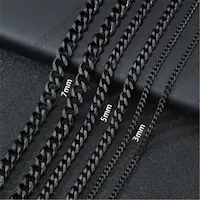 Hip-hop Geometric Titanium Steel Plating Unisex Necklace main image 3