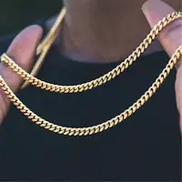 Hip-hop Geometric Titanium Steel Plating Unisex Necklace main image 5
