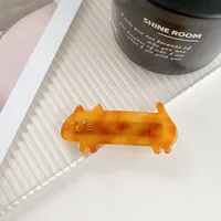 Cartoon Style Cat Acetic Acid Sheets Handmade Hair Clip 1 Piece sku image 4