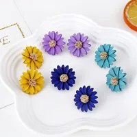 1 Pair Flower Fashion Alloy Ear Studs main image 1