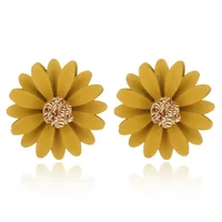 1 Paire Fleur Mode Alliage Boucles D'Oreilles main image 2