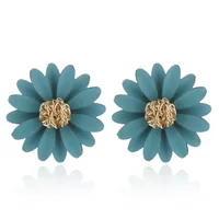 1 Pair Flower Fashion Alloy Ear Studs sku image 2