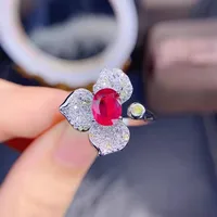 Luxurious Copper Flower Flocking Diamond Artificial Gemstones Women'S main image 2