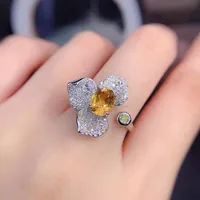 Luxurious Copper Flower Flocking Diamond Artificial Gemstones Women'S main image 4