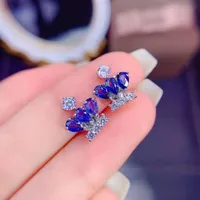 Crown Luxurious Copper Artificial Gemstones Earrings Ear Studs main image 4