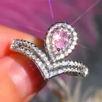 Luxurious Copper Water Droplets Artificial Gemstones Women'S Rings main image 4
