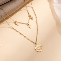 Animal Stainless Steel Titanium Steel Pendant Necklace Wholesale main image 1