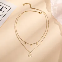 Animal Stainless Steel Titanium Steel Pendant Necklace Wholesale main image 3