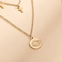 Animal Stainless Steel Titanium Steel Pendant Necklace Wholesale main image 4