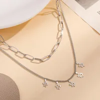 Animal Stainless Steel Titanium Steel Pendant Necklace Wholesale main image 2