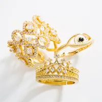 Fashion Copper Crown Artificial Gemstones Women'S main image 1