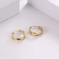 1 Piece Geometric Simple Style 304 Stainless Steel Plating Earrings main image 2