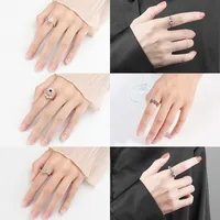 Copper Geometric Plating Zircon Women'S main image 2