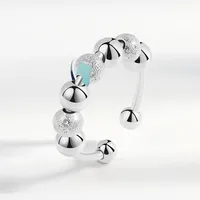 Copper Geometric Plating Zircon Women'S main image 4