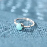 Style Ethnique Bambou Jade Incrusté Gemme Femmes main image 3